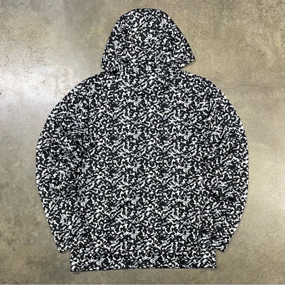 Nike Therma Fit Monochrome Camo Camouflage Swoosh Sweatshirt Hoodie - Picture 4 of 9